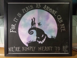 Nightmare Before Christmas Simply Meant To Be Picture