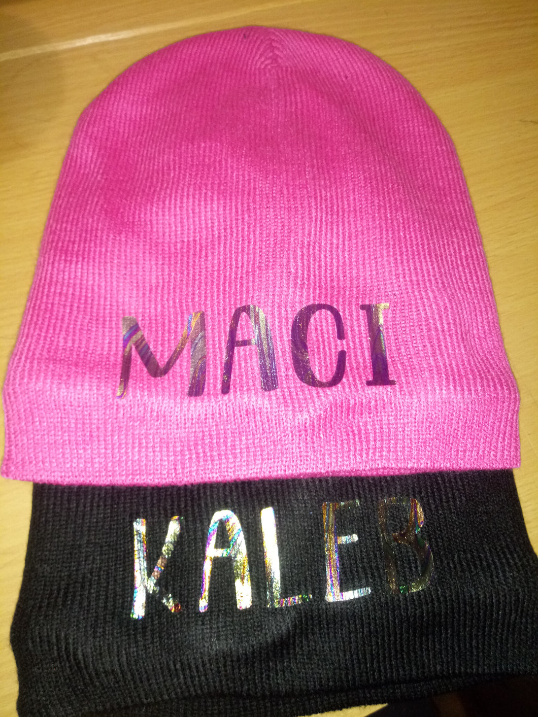 Metallic Personalized Beanie