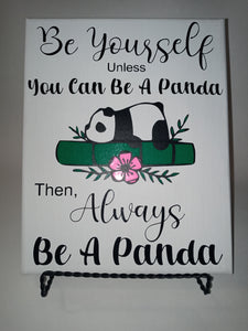 Always Be A Panda Canvas
