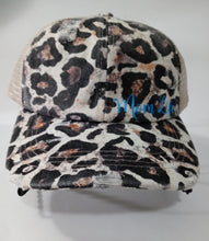 Leopard Mom Life Criss Cross Hat